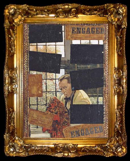 framed  Sir William Orpen Self-Portrait, ta009-2